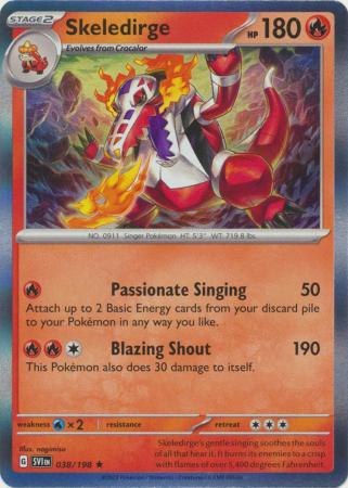 038/198 - Skeledirge - Holo Rare