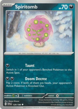 129/198 - Spiritomb - Uncommon