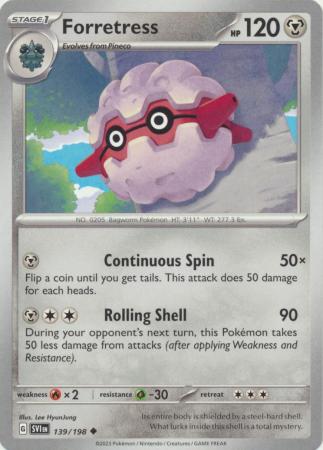139/198 - Forretress - Uncommon