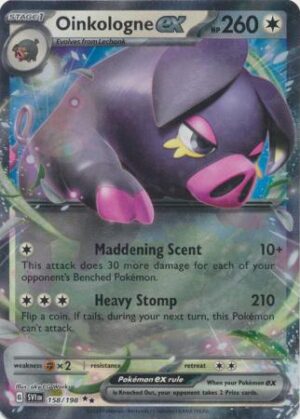 158/198 - Oinkologne ex - Ultra Rare