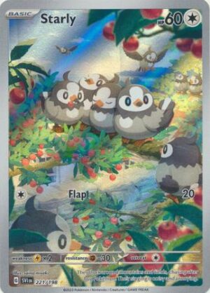 221/198 - Starly - Illustration Rare