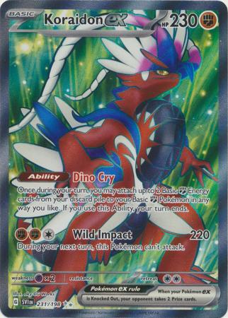 231/198 - Koraidon ex - Full Art Secret Rare