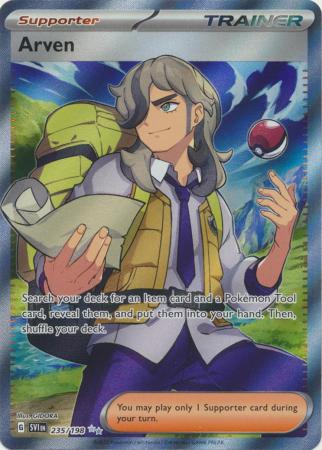 235/198 - Arven - Full Art Secret Rare
