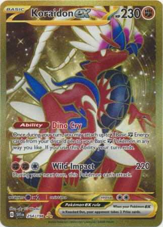 254/198 - Koraidon ex - Gold Secret Rare