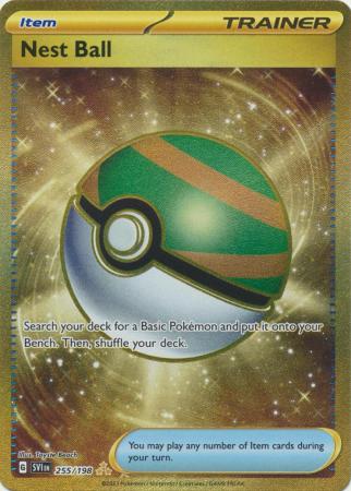 255/198 - Nest Ball - Gold Secret Rare