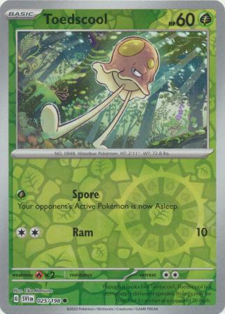 025/198 - Toedscool - Common Reverse Holo