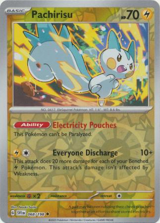 068/198 - Pachirisu - Uncommon Reverse Holo