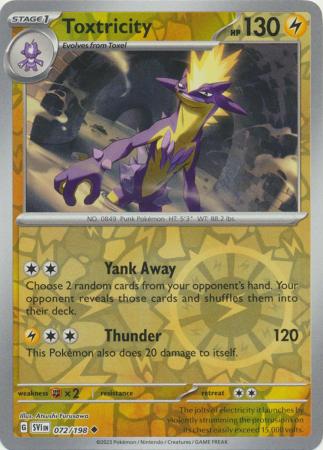072/198 - Toxtricity - Uncommon Reverse Holo