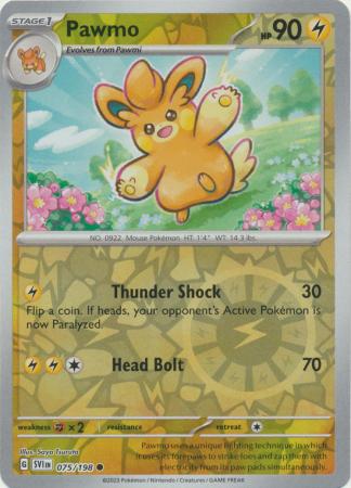 075/198 - Pawmo - Common Reverse Holo