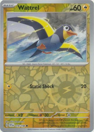 078/198 - Wattrel - Common Reverse Holo