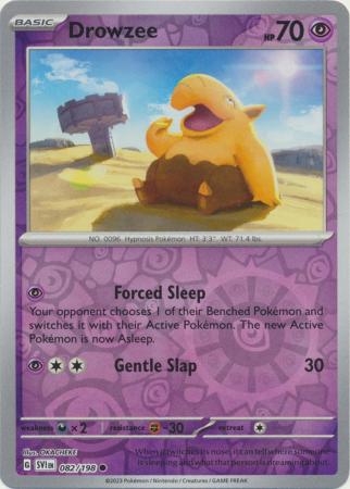 082/198 - Drowzee - Common Reverse Holo