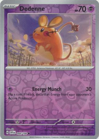094/198 - Dedenne - Common Reverse Holo