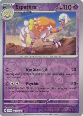 103/198 - Espathra - Uncommon Reverse Holo