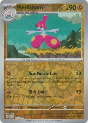 111/198 - Medicham - Uncommon Reverse Holo
