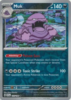 127/198 - Muk - Uncommon Reverse Holo