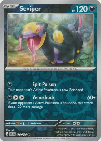128/198 - Seviper - Common Reverse Holo