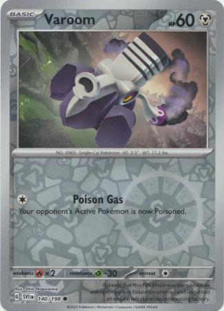 140/198 - Varoom - Common Reverse Holo