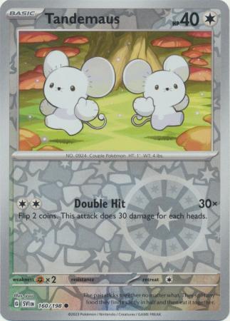 160/198 - Tandemaus - Common Reverse Holo