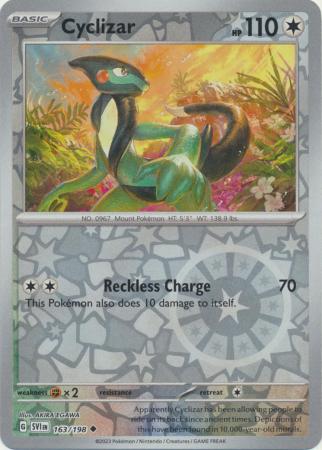 163/198 - Cyclizar - Uncommon Reverse Holo