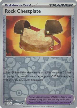 192/198 - Rock Chestplate - Uncommon Reverse Holo