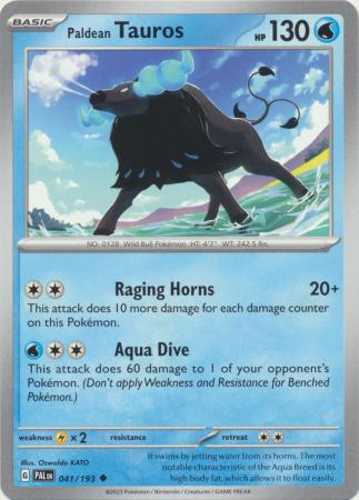 Paldean Tauros - 041/193 - Uncommon