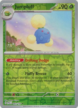 Jumpluff - 003/193 - Holo Rare Reverse Holo