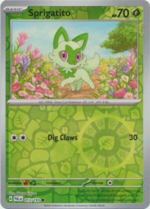 Sprigatito - 013/193 - Common Reverse Holo