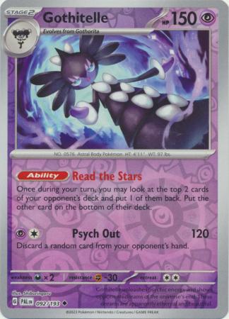 Gothitelle - 092/193 - Uncommon Reverse Holo