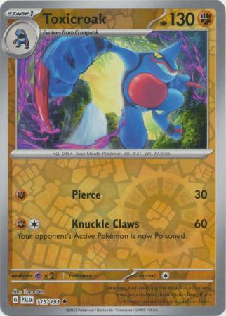 Toxicroak - 115/193 - Uncommon Reverse Holo