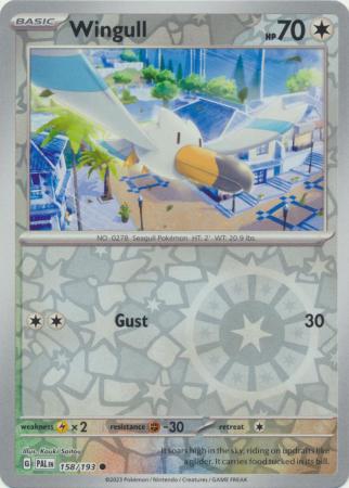 Wingull - 158/193 - Common Reverse Holo