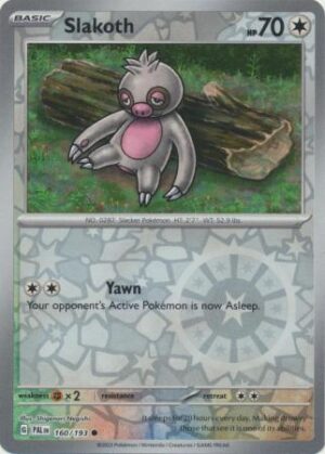 Slakoth - 160/193 - Common Reverse Holo