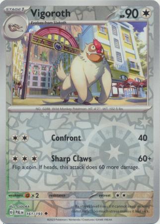 Vigoroth - 161/193 - Uncommon Reverse Holo