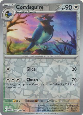 Corvisquire - 165/193 - Uncommon Reverse Holo