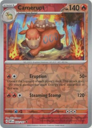 Camerupt - 032/197 - Uncommon Reverse Holo