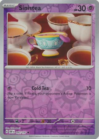 Sinistea - 097/197 - Common Reverse Holo