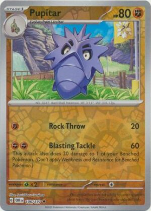 Pupitar - 106/197 - Uncommon Reverse Holo