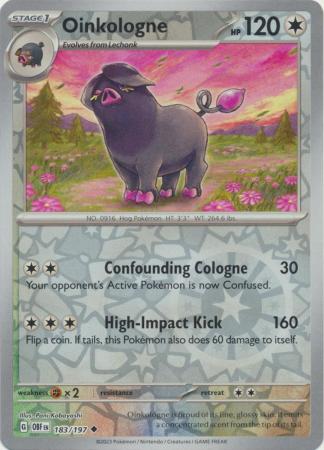 Oinkologne - 183/197 - Uncommon Reverse Holo