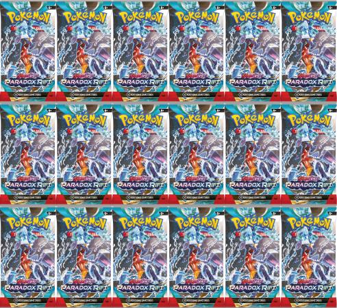 Scarlet & Violet: Paradox Rift 18 Booster Pack Lot (Pokemon)