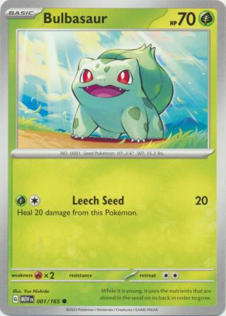 001/165 - Bulbasaur - Common