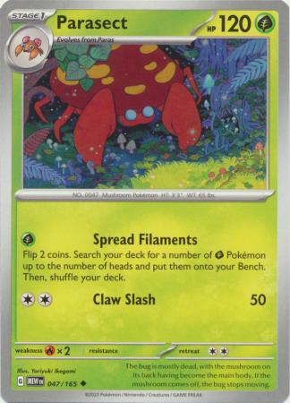 047/165 - Parasect - Uncommon
