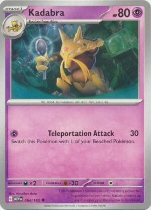 064/165 - Kadabra - Uncommon