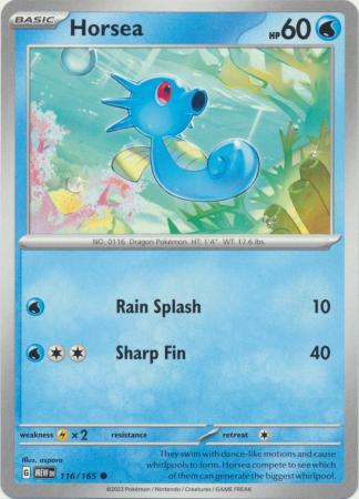 116/165 - Horsea - Common