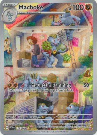 177/165 - Machoke - Illustration Rare