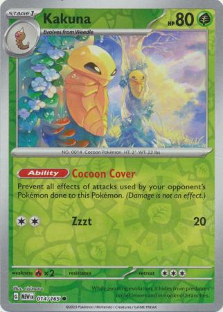 014/165 - Kakuna - Common Reverse Holo