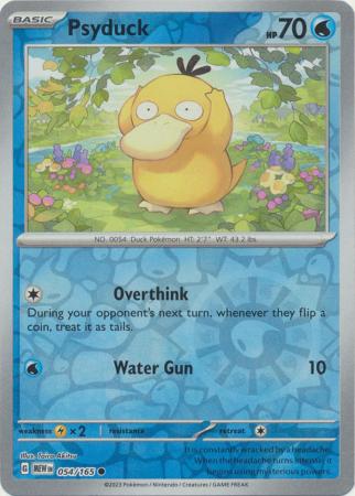 054/165 - Psyduck - Common Reverse Holo
