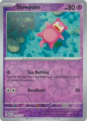 079/165 - Slowpoke - Common Reverse Holo