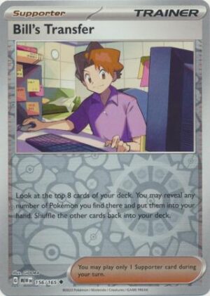 156/165 - Bill's Transfer - Uncommon Reverse Holo
