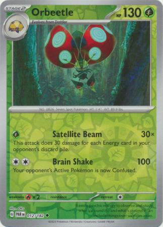 012/182 - Orbeetle - Uncommon Reverse Holo
