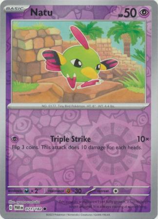 071/182 - Natu - Common Reverse Holo