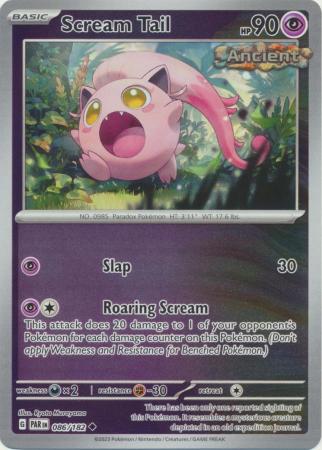086/182 - Scream Tail - Uncommon Reverse Holo